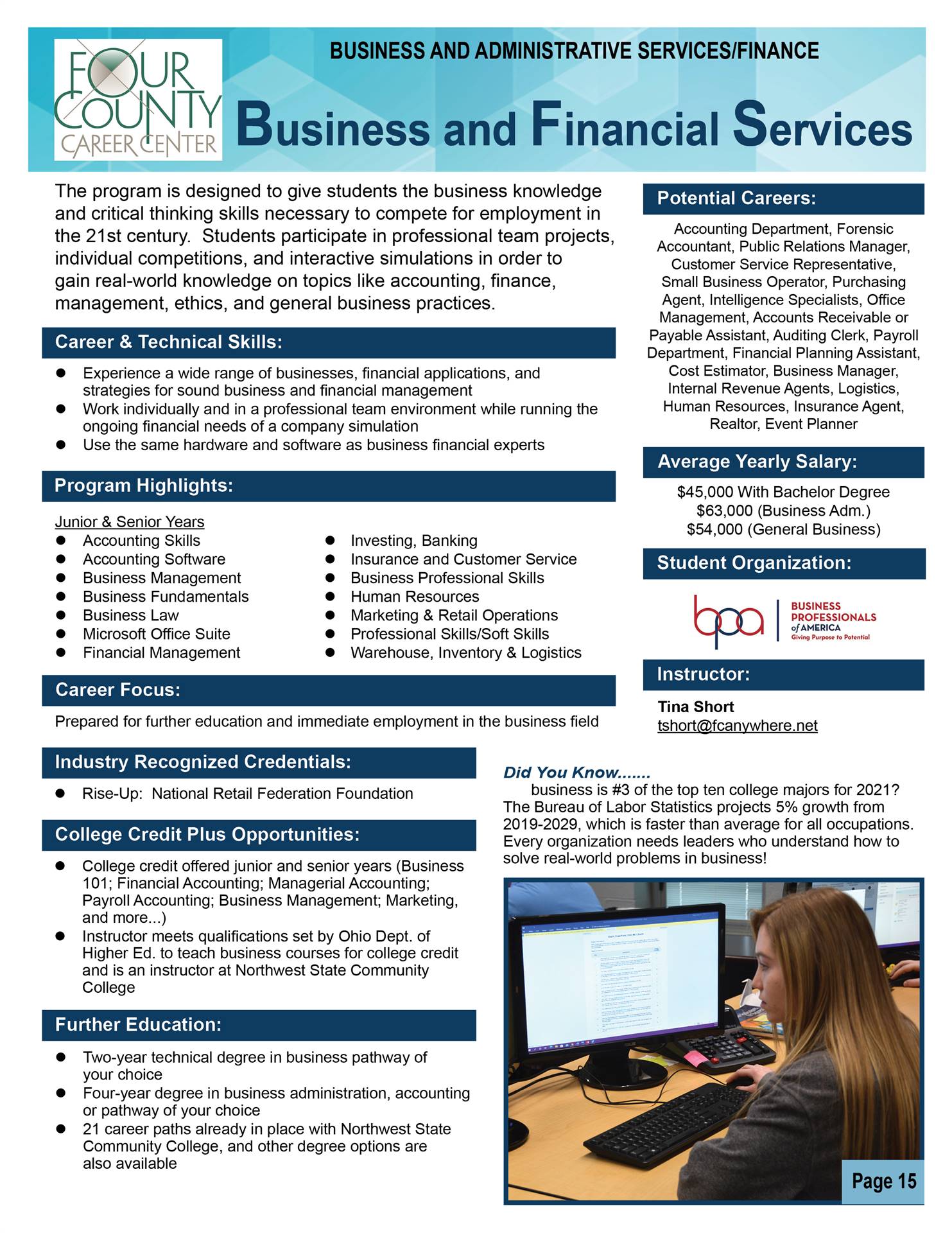 Business & Financial Services