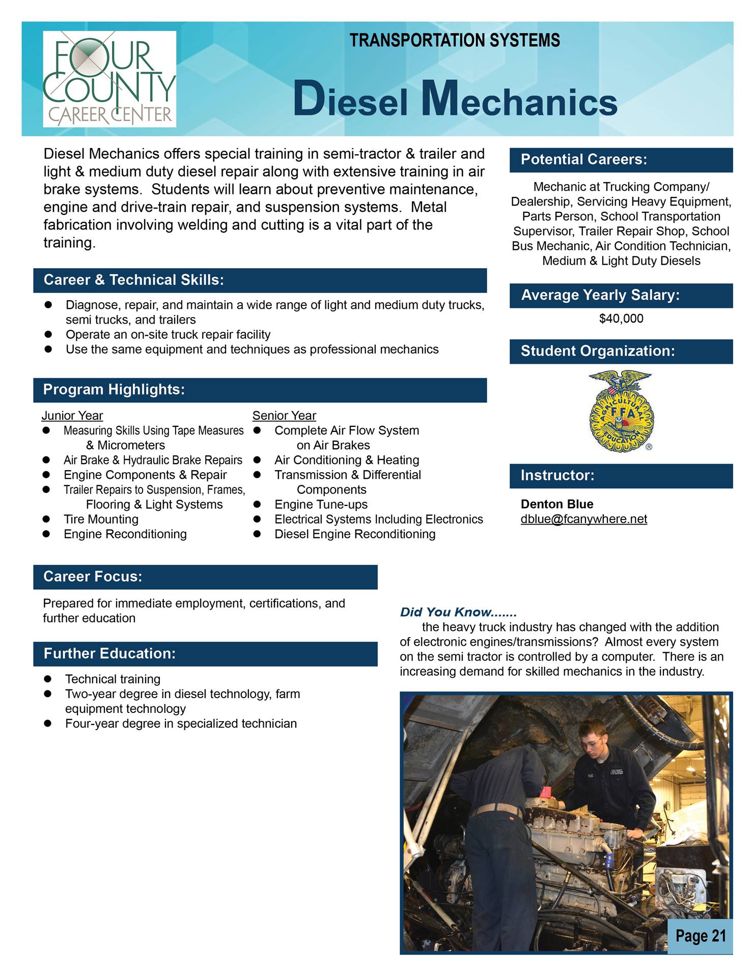 Diesel Mechanics
