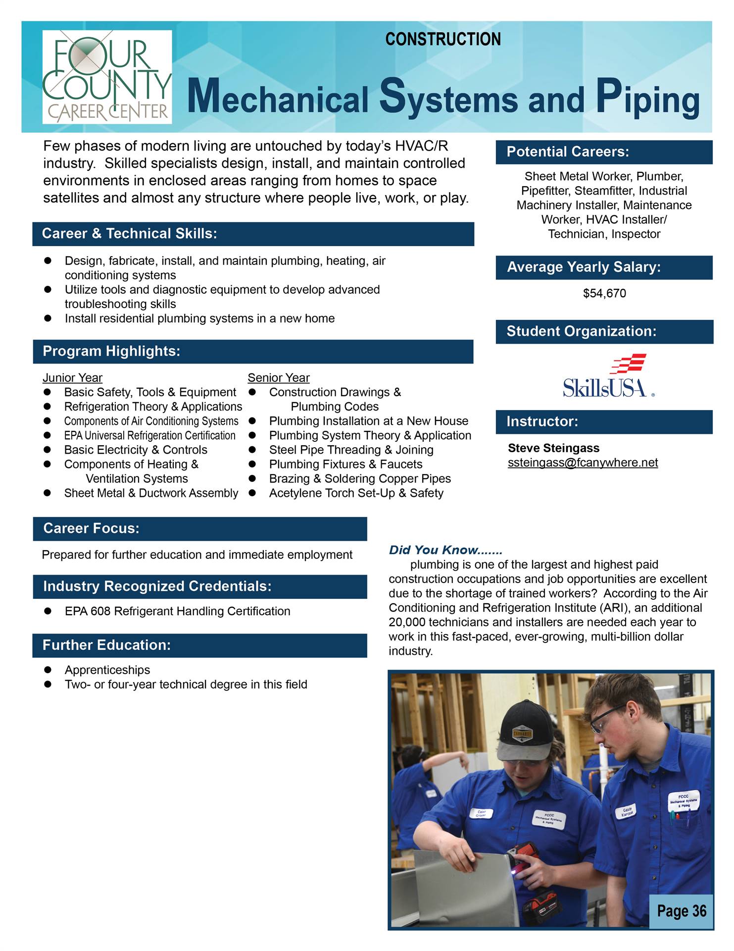 Mechanical Systems & Piping